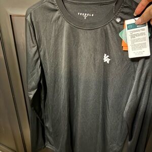 YoungLA Charcoal Long Sleeve Men's Tee